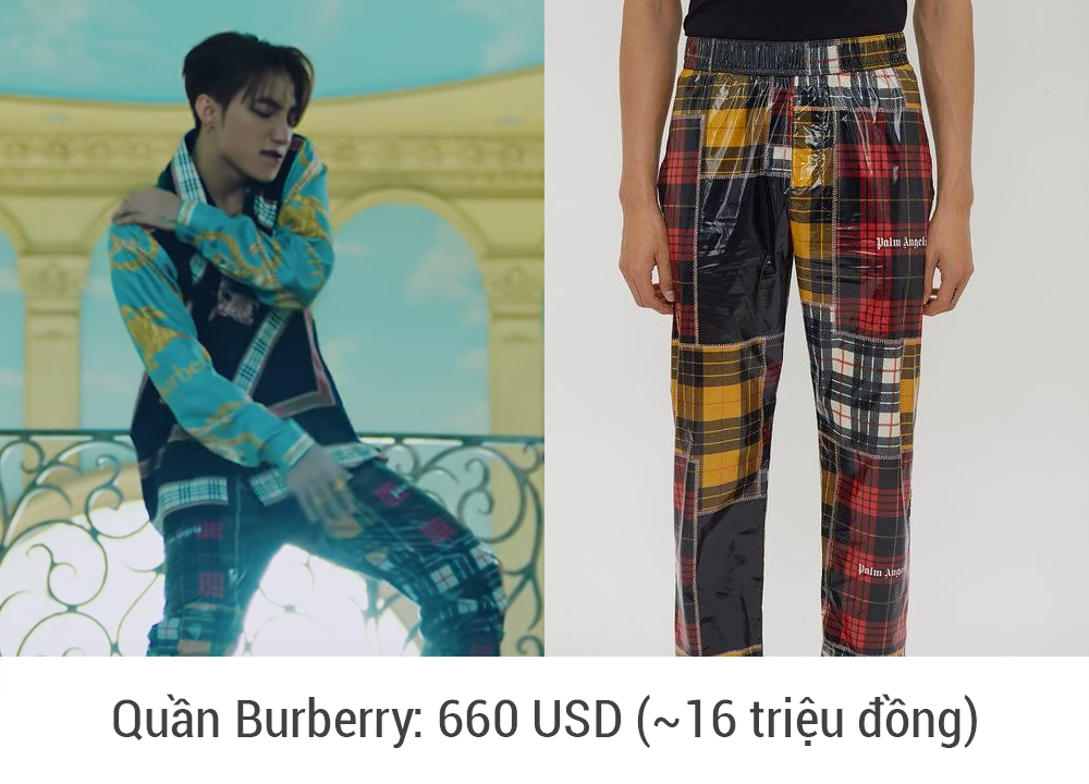 sơn tùng hãy trao cho anh quần dài burberry