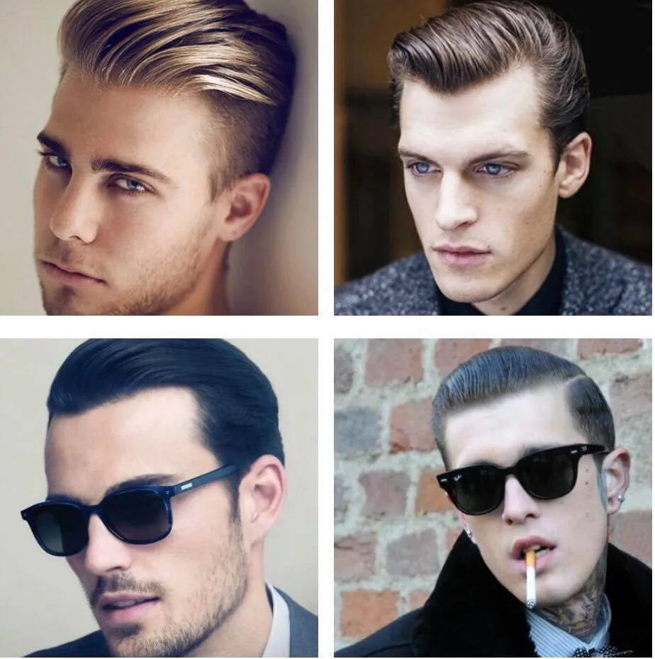 kieu toc slick back - elle man 2