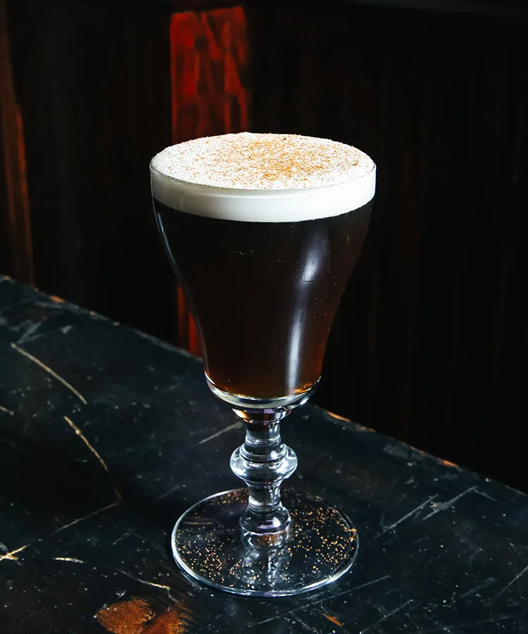 Cocktail Irish coffee