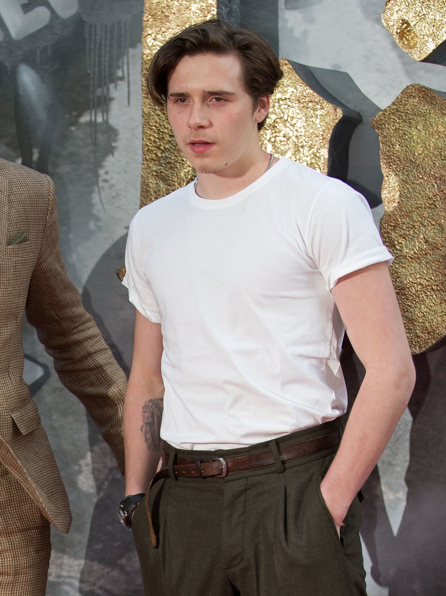 Brooklyn Beckham trong buổi ra mắt phim tại London