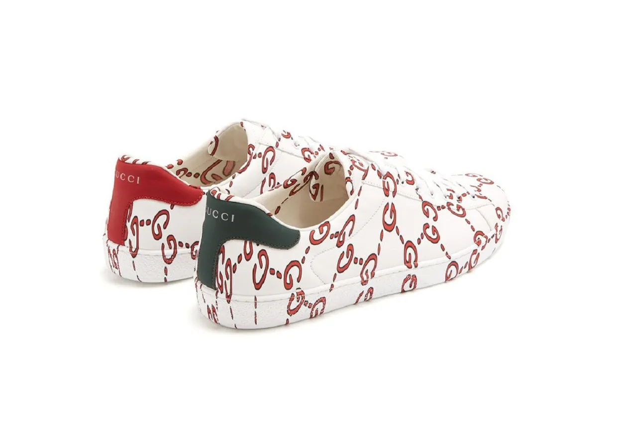 giay the thao tet 2019 - gucci ace sneaker monogram - elle man 1