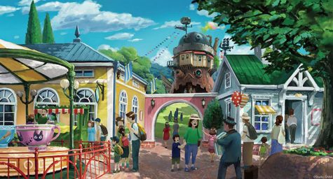 studio-hoạt-hình-ghibli-hình cảnh công viên bằng hình vẽ