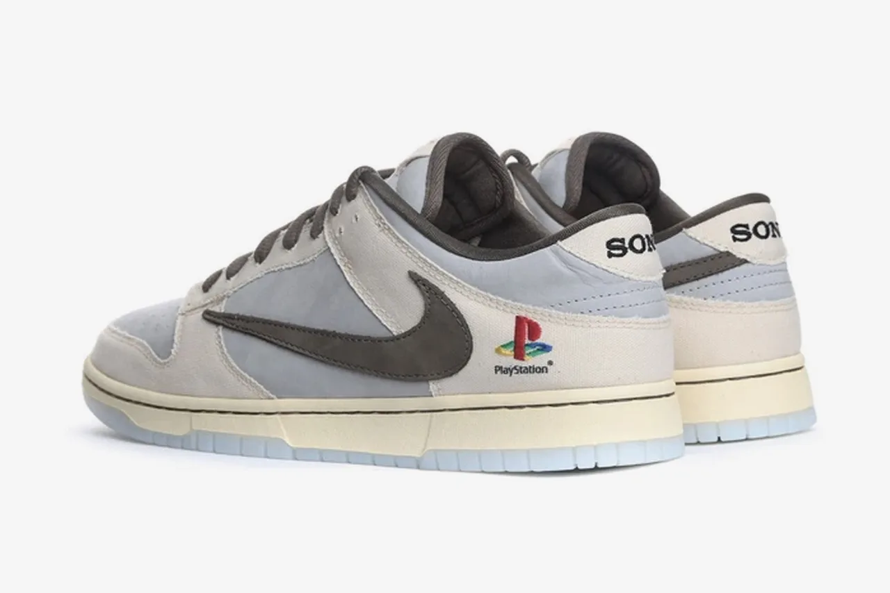 giày thể thao dunk low travis Scott x playstation