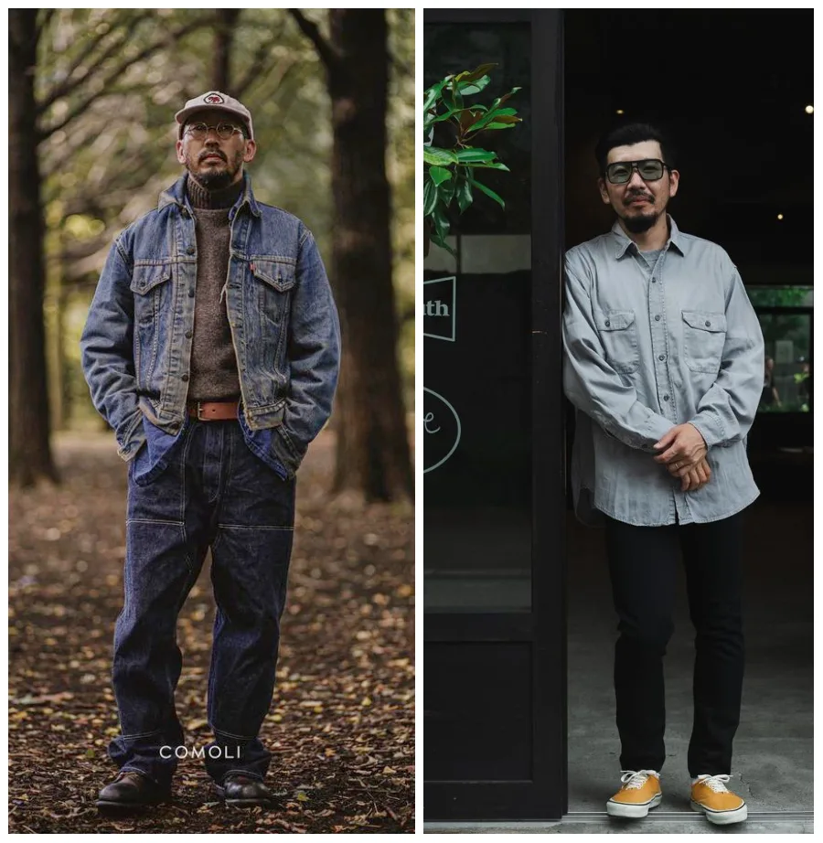 Chất liệu denim trong phong cách Ametora