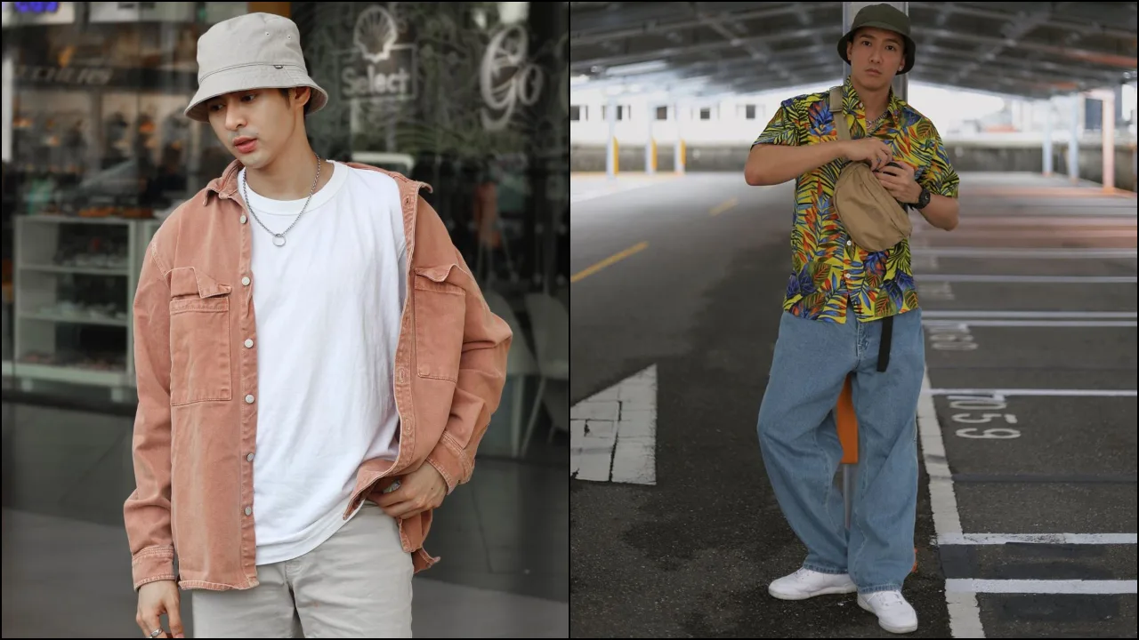 phối bucket hat với phong cách nomcore