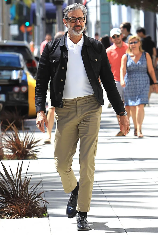 phong cach thoi trang - elle man - Jeff Goldblum