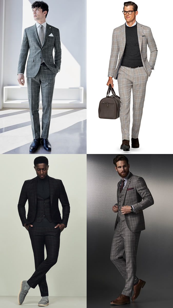xu hướng thời trang - suit nam ca-rô - elle man