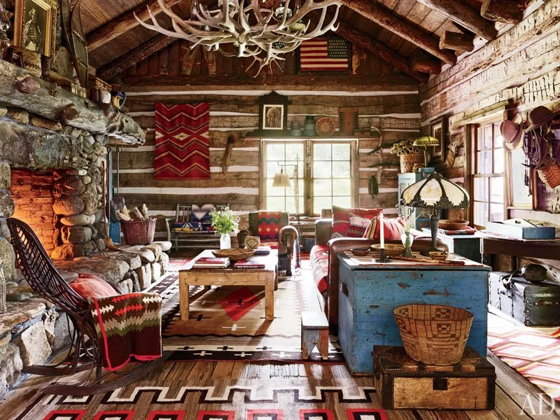 Không gian sống đậm chất "thổ dân" của Ralph Lauren. Ảnh: oprah.com
