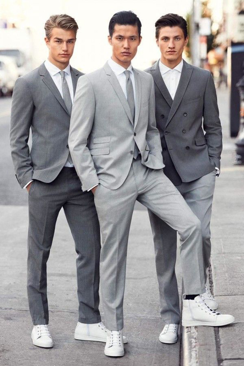 suit nam xam - suit xam nhat casual 1 - elle man