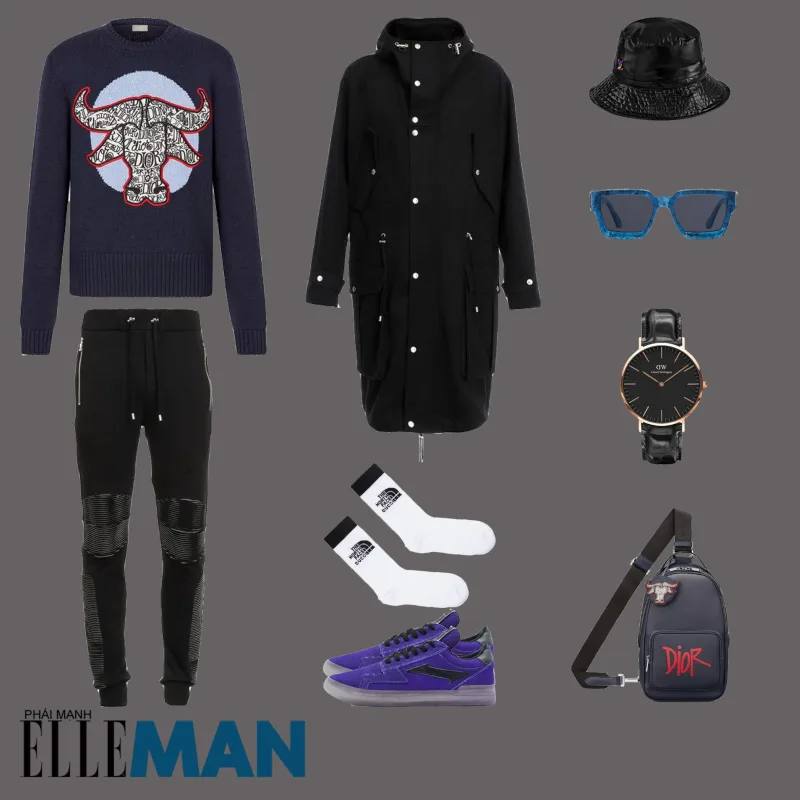 outfit 4 - phoi do voi giay the thao local brand