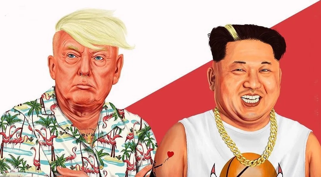 nguoi noi tieng - Trump & Kim Jong Un - elle man