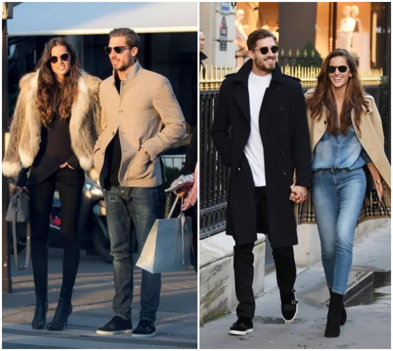 Gu ăn mặc tinh tế của Kevin Trapp và Izabel Goulart