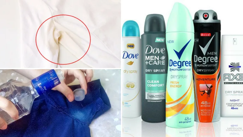 7 mẹo vặt loại bỏ vết ố cứng đầu do lăn khử mùi gây ra