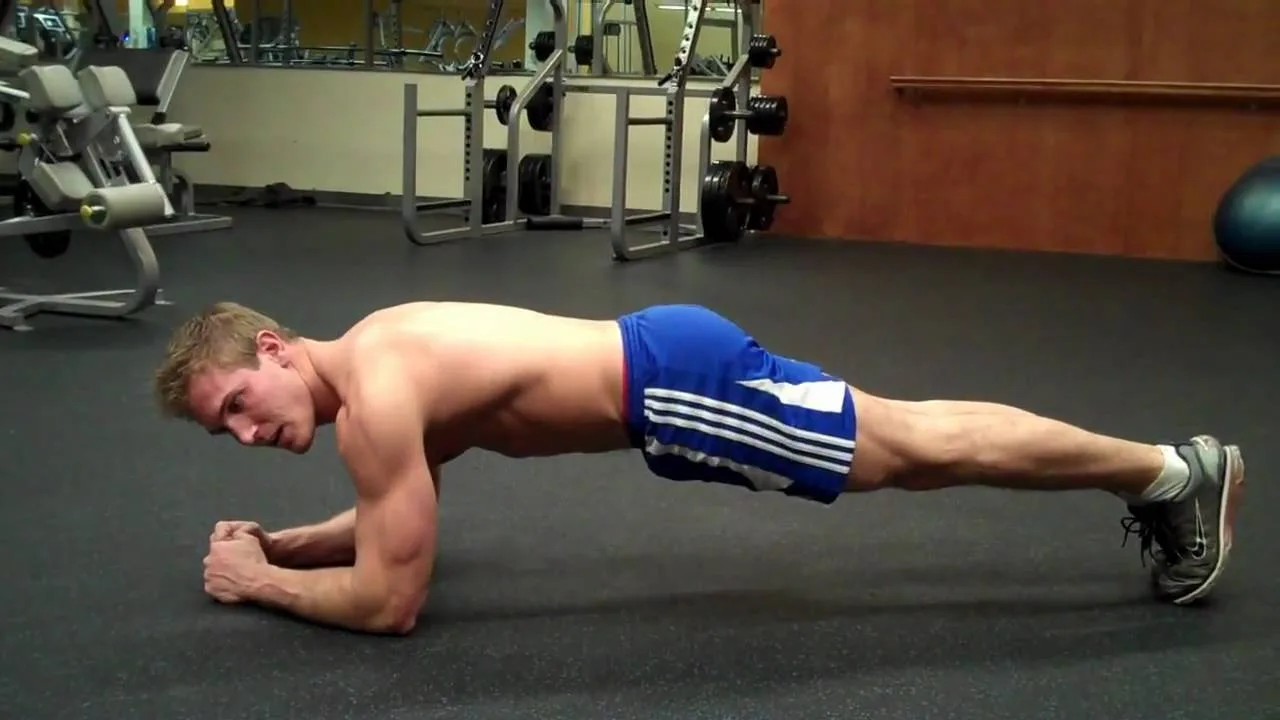 tập gym, plank