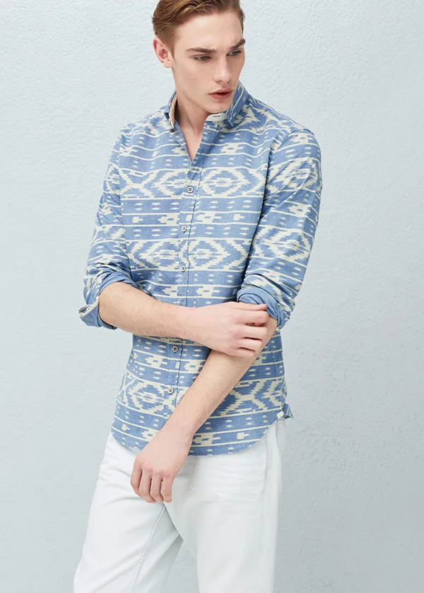 phong cach thoi trang hoa tiet in He 2016 - shirts He by Mango 1 - elleman