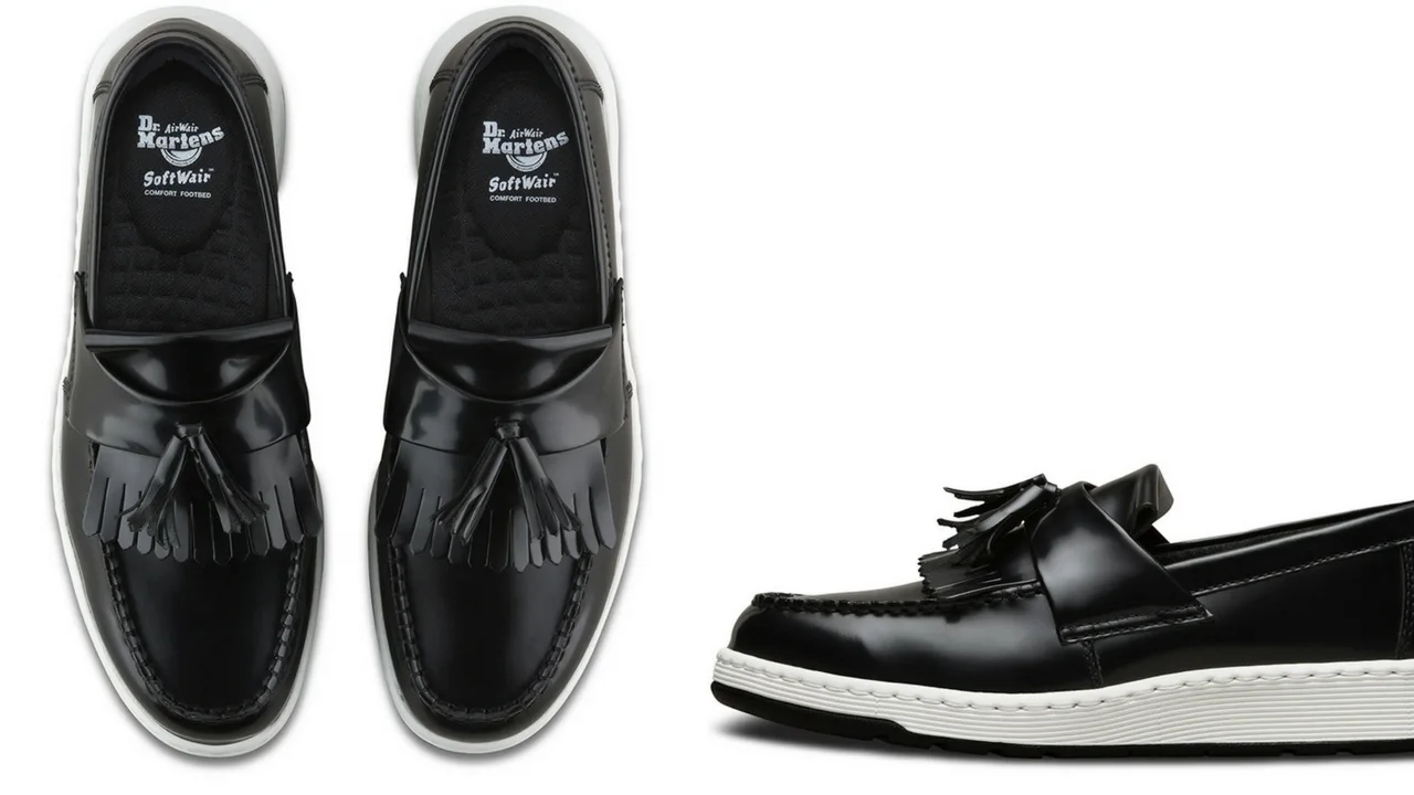 12 thuong hieu giay loafer nam Dr Martens EDISON POLISHED SMOOTH GBP 110 - elle man