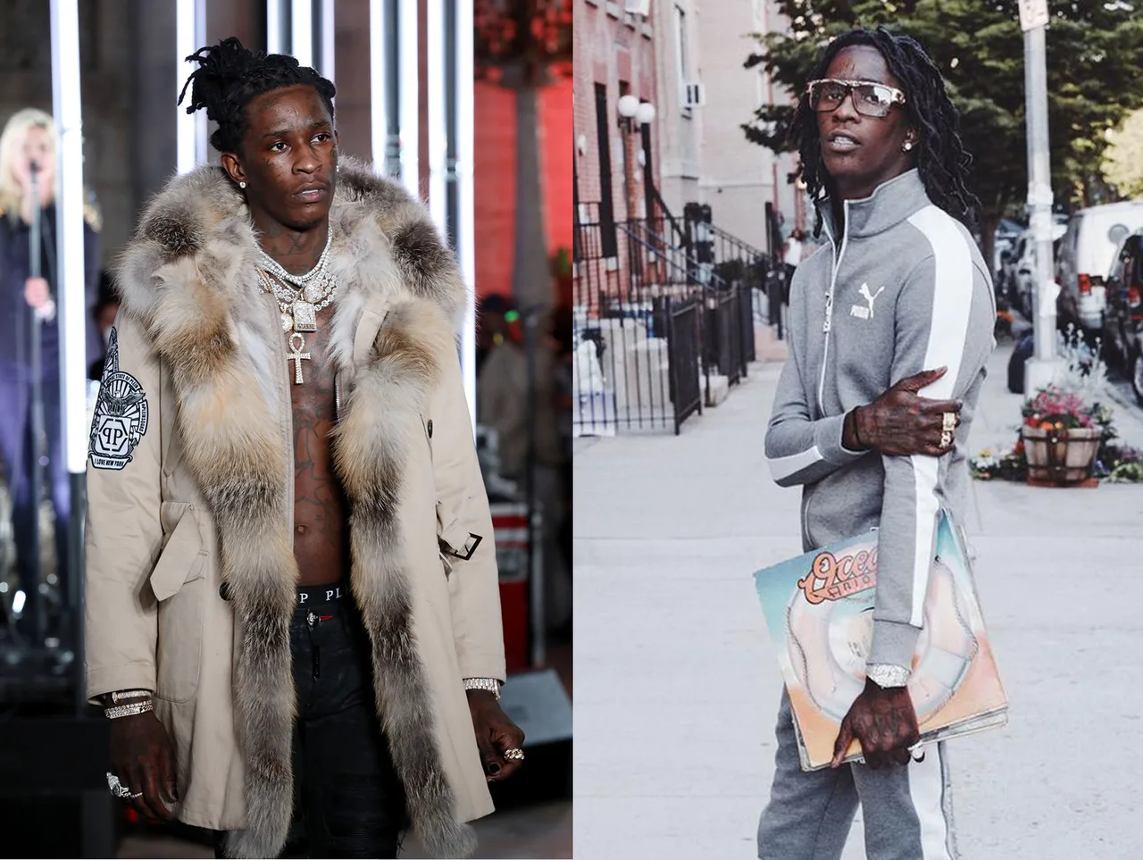 phong cach thoi trang nam - elle man - Young Thug b