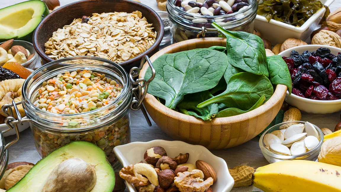 Thực phẩm chứa nhiều chất sắt. Ảnh: HealthiNation