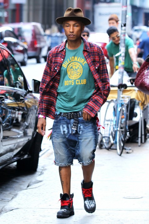 Cách phối đồ nam đẹp như Pharrell với áo thun Cách phối đồ nam đẹp như Pharrell với áo thun