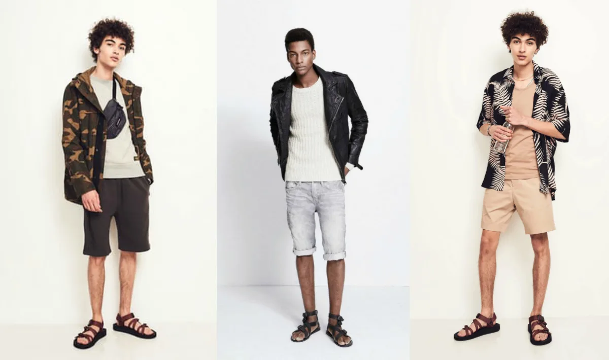 shorts & giay sandal nam elle man