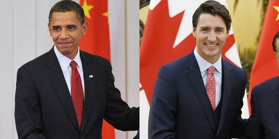 Sự đồng điệu giữa cựu Tổng thống Obama và Thủ tướng Canada gây sốt