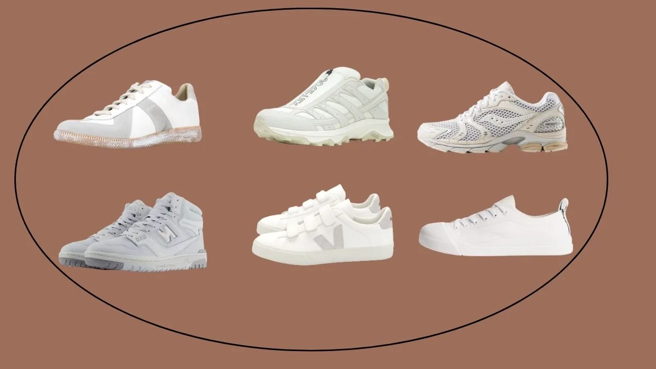 Những đôi sneakers trắng có thể bạn đã bỏ lỡ trong năm 2023
