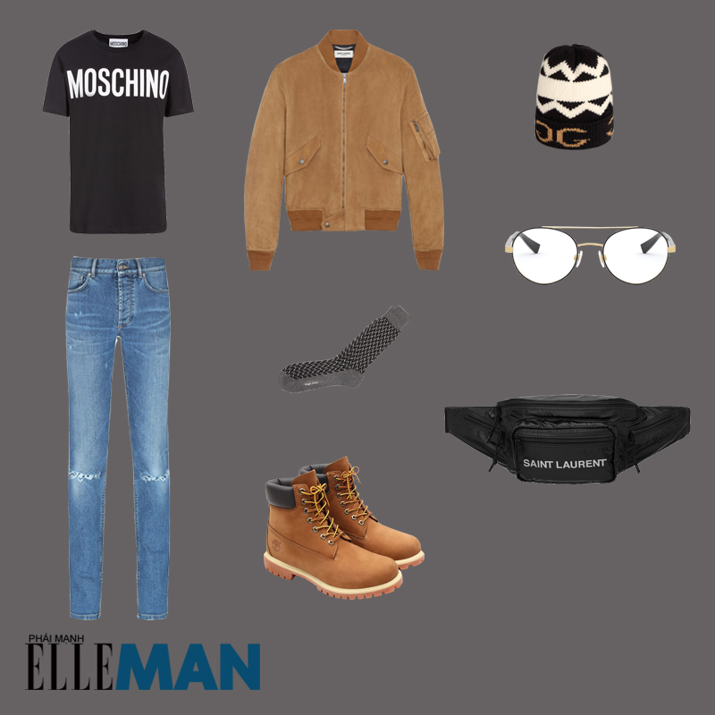 outfit 4 - phối trang phục phong cách workwear
