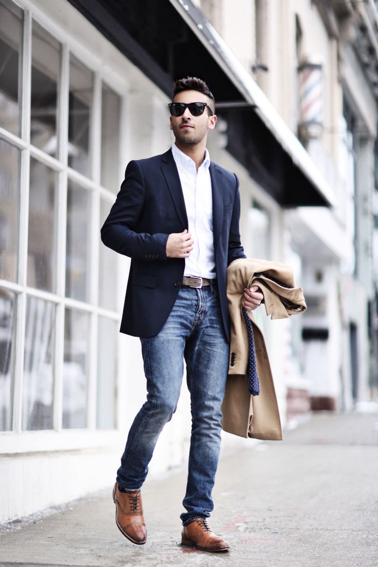 4 cách phối đồ với áo vest nam màu xanh-elle man12