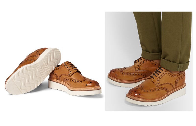 giày nam đẹp Brogue Grenson.