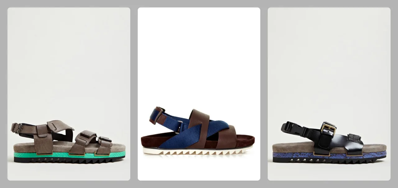 Lanvin sandals elle man