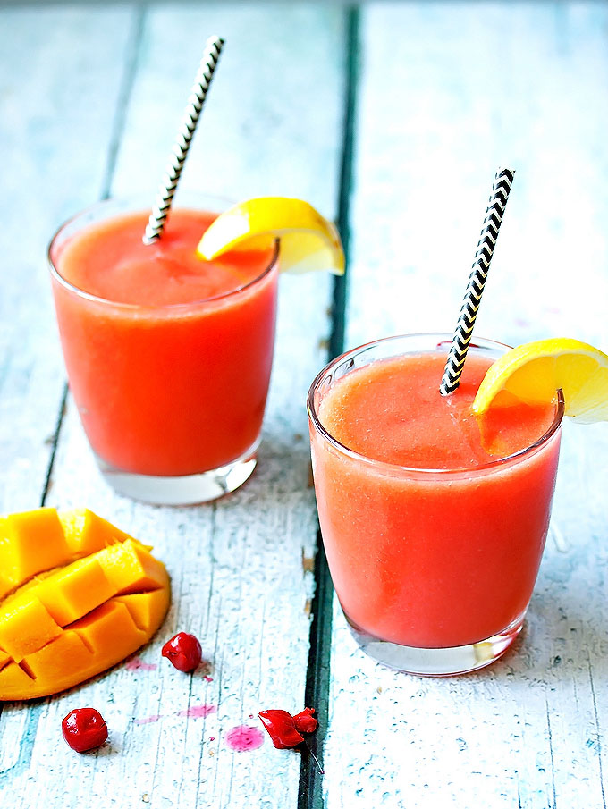 nước sinh tố từ cherry và xoài