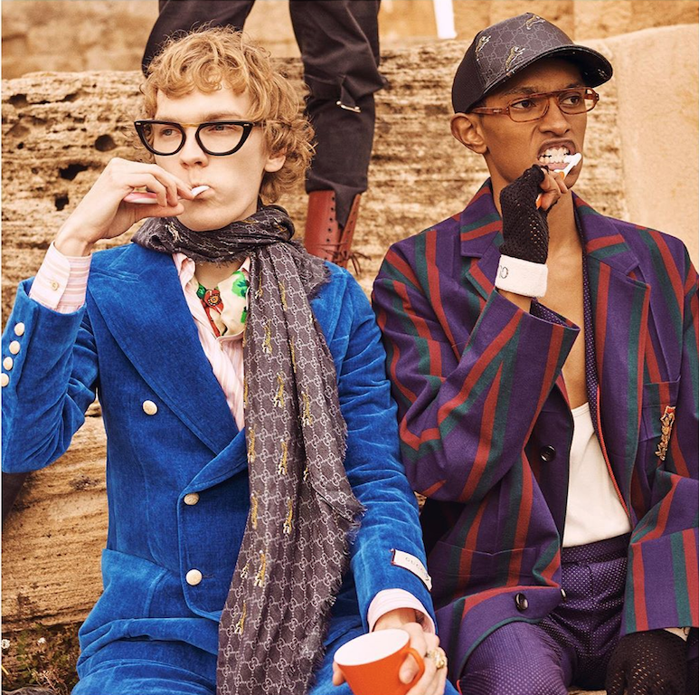 phong cách thời trang geek chic của nhà mốt gucci