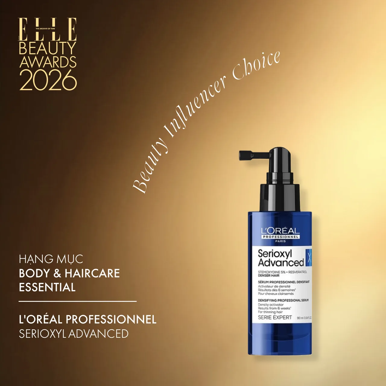 Hair & Bodycare Product of The Year: L'Oréal Professionnel Serioxyl Advanced