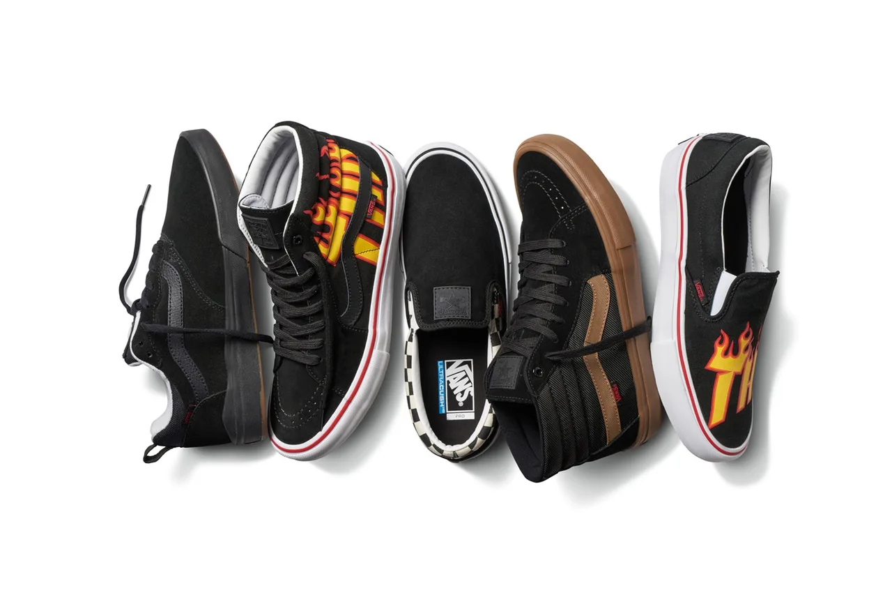 giay sneakers - elle man - Thrasher Magazine x Vans Pack