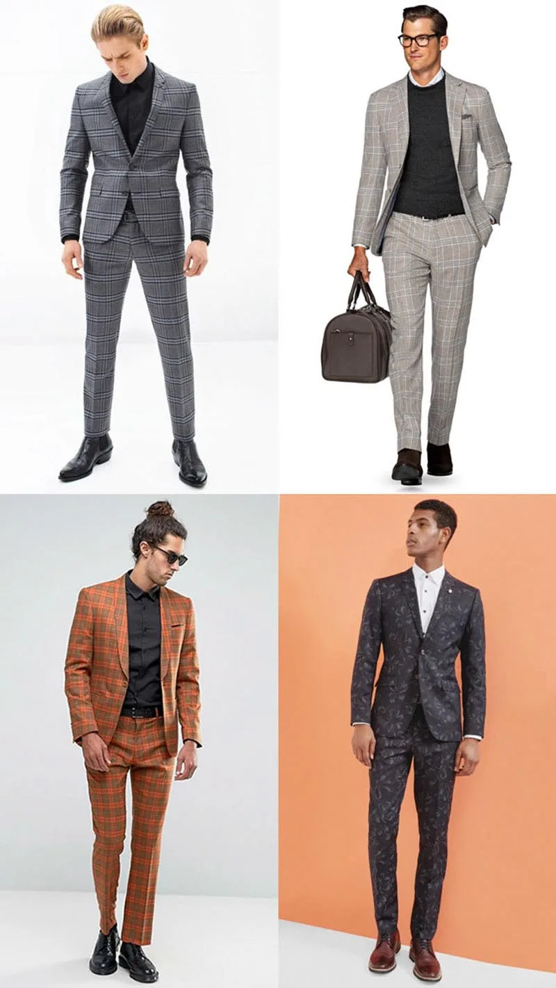 Làm thế nào để mặc những bộ suits nam hoạ tiết để trông không lố lăng?