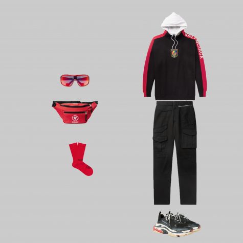 Áo - Túi - Tất - Giày: Balenciaga / Quần: Cmmn Swdn / Kính: Moncler