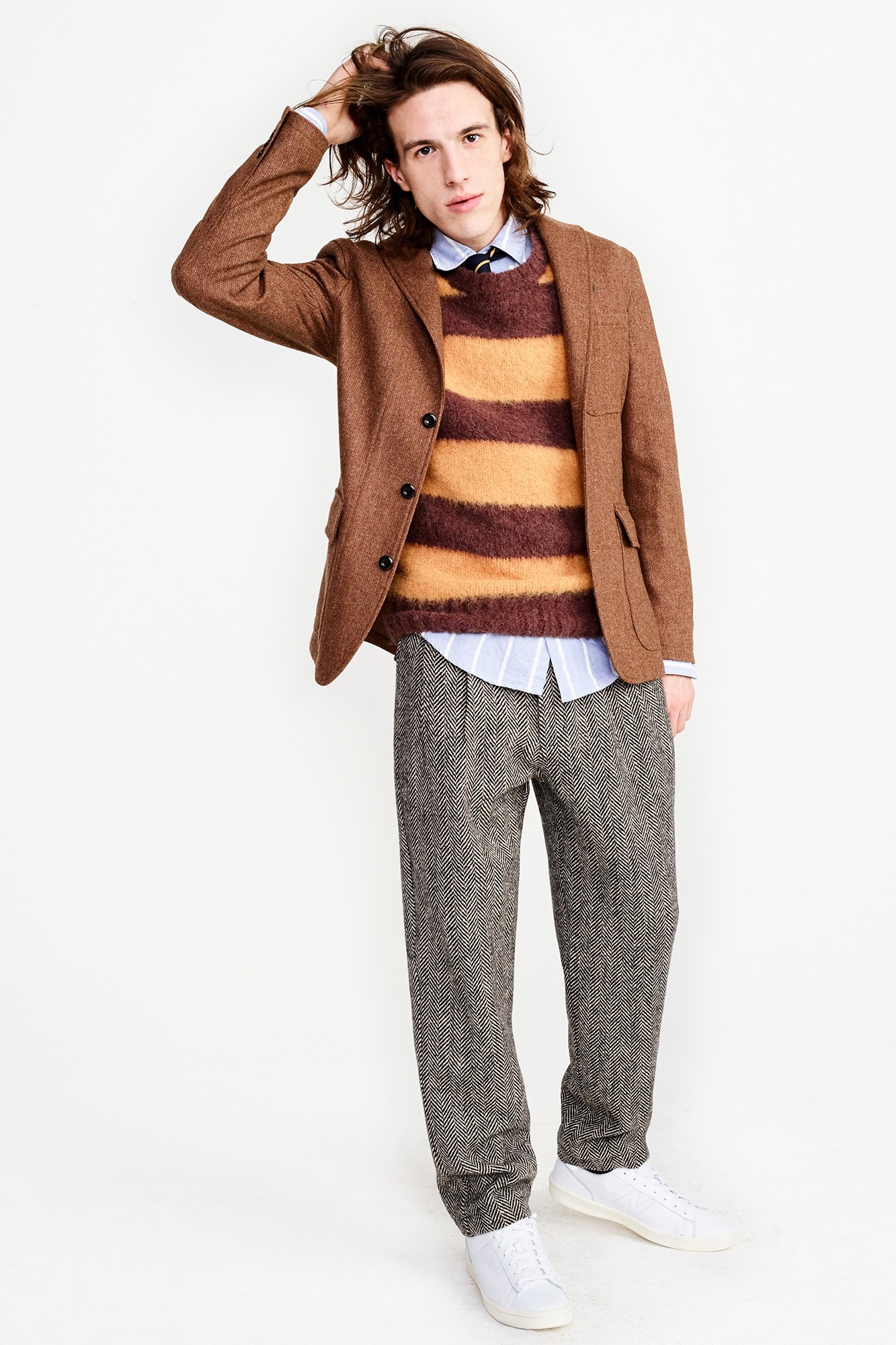 ELLE Man Style Calendar phối chuẩn với họa tiết kẻ sọc (19 – 2822017) (12)