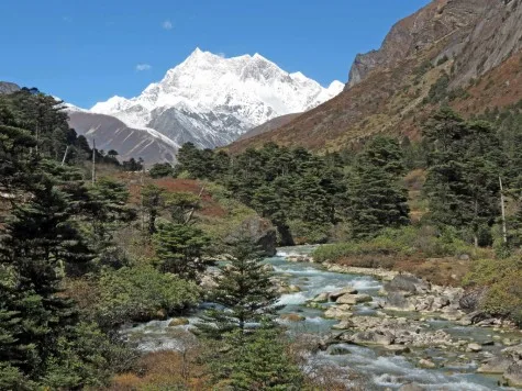 dia diem du lich vuong quoc Bhutan dia diem du lich Bhutan Gangkhar Puensum