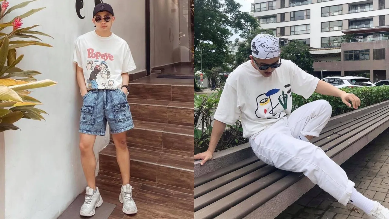 phối đồ với áo thun local brand - lider