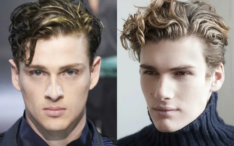 10 kieu toc nam xoan - slick-back curls 1 - elle man
