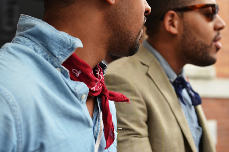 phong cách thời trang mùa Đông: neckerchief.