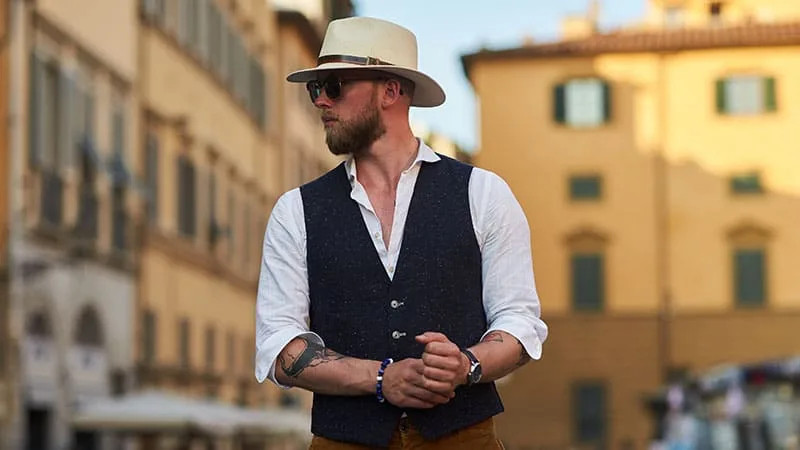 phu kien nam mu fedora - elle man