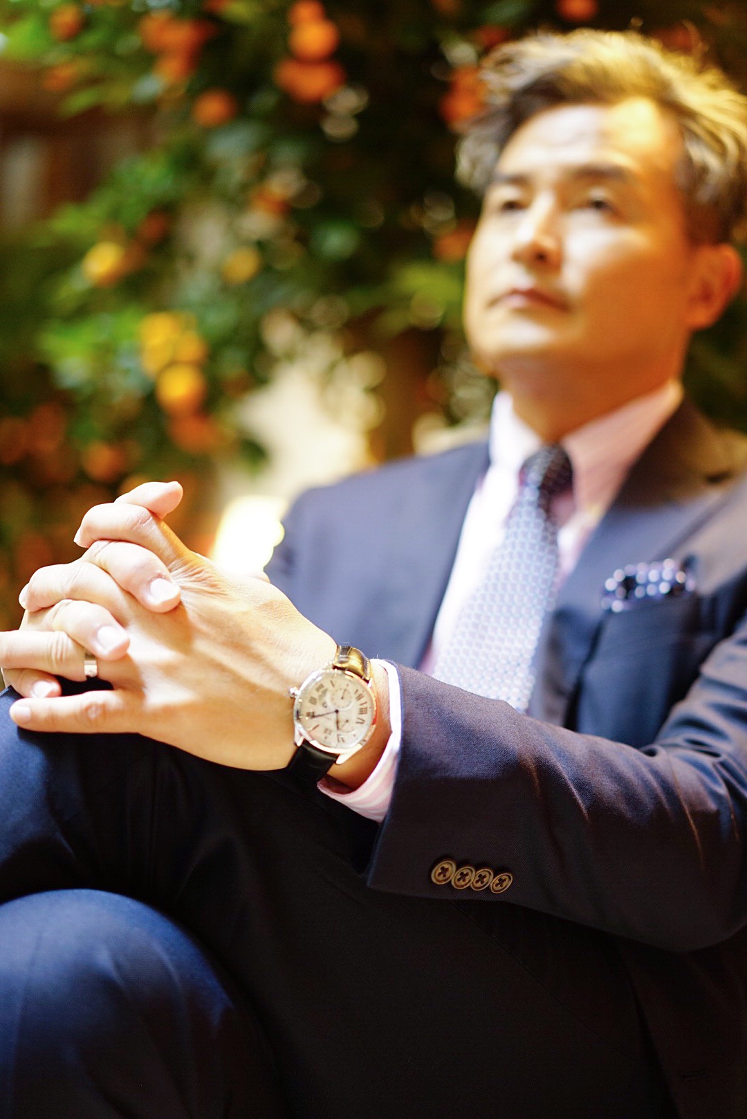 Lý Minh Thuận tại sự kiện ra mắt đồng hồ Drive de Cartier ở Florence 2
