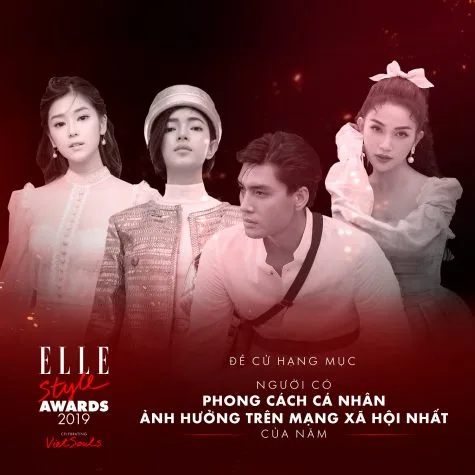 4 gương mặt trong đề cử Người có phong cách cá nhân ảnh hưởng trên mạng xã hội nhất năm tại ELLE Styles Awards 2019 là: Hoàng Yến Chibi, Châu Bùi, Quang Đại, Sĩ Thanh.
