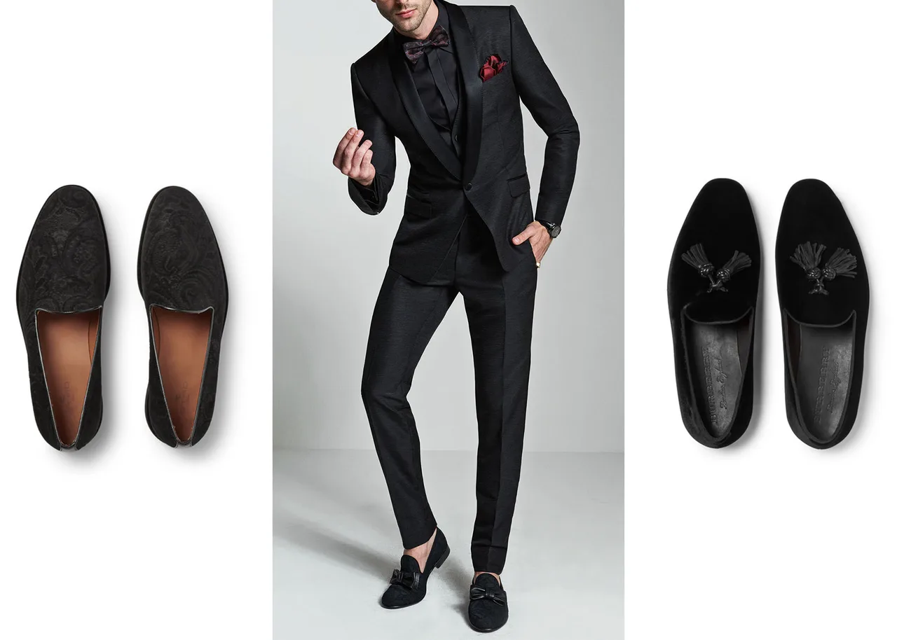 giày tây chú rể: etro, burberry