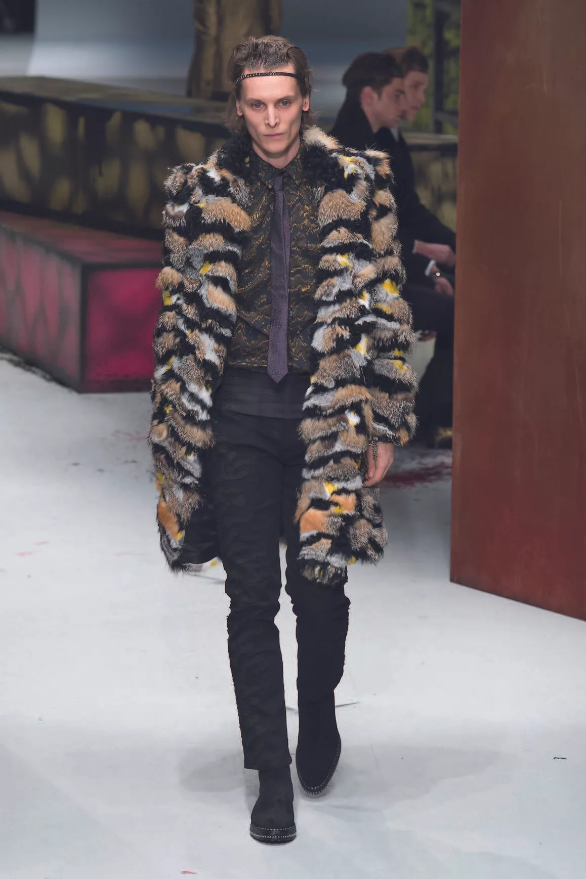 áo hoác lông thú Roberto Cavalli