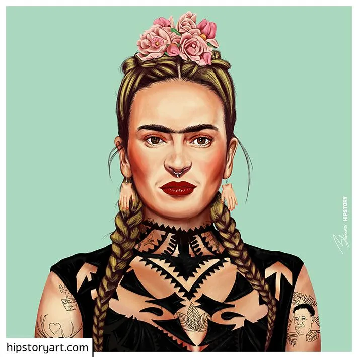 nguoi noi tieng - FRIDA KAHLO - elle man