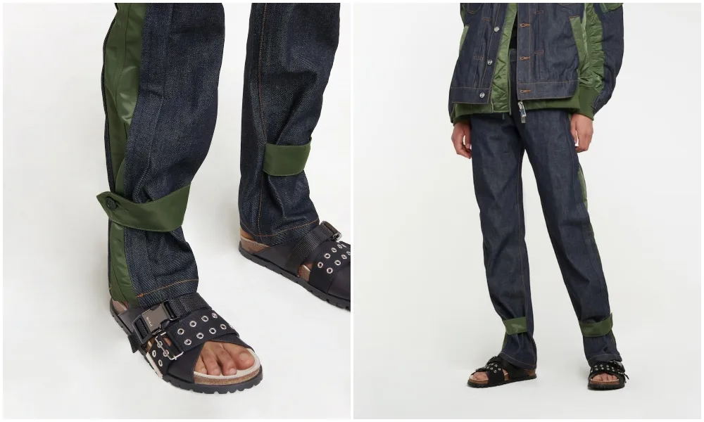 sacai x APC Sandals