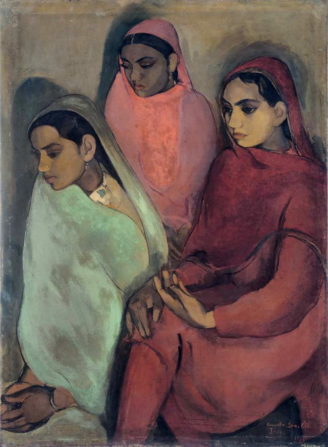 hoạ sĩ nổi tiếng 1 - Three Girls 1935 - elleman