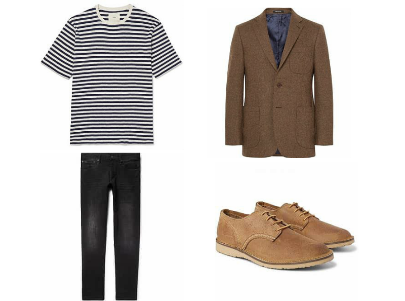 giày màu nâu - ELLE 109